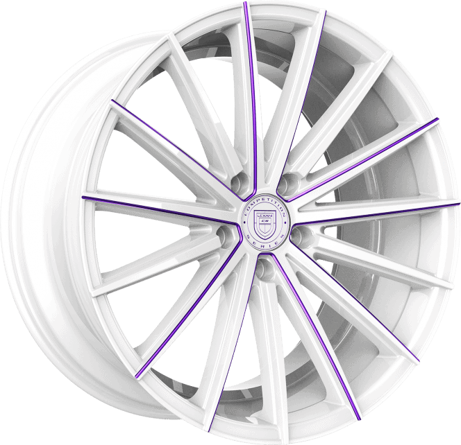 Pegasus – Custom – White and Purple Finish