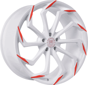 Custom White with Painted Tips