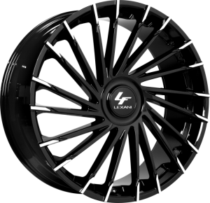 Gloss Black with Machined Tips