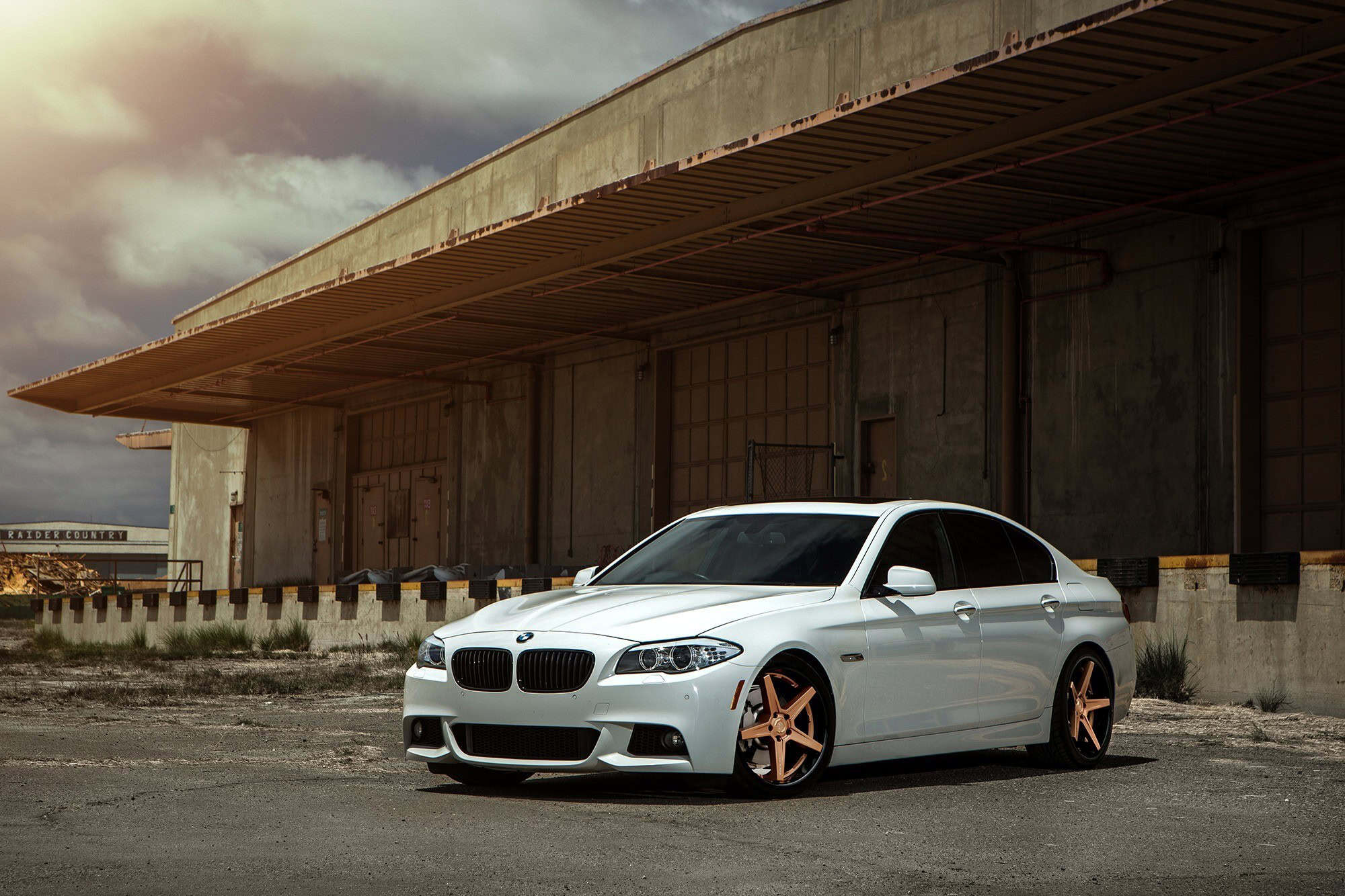 BMW 550i on Savage Satin Bronze