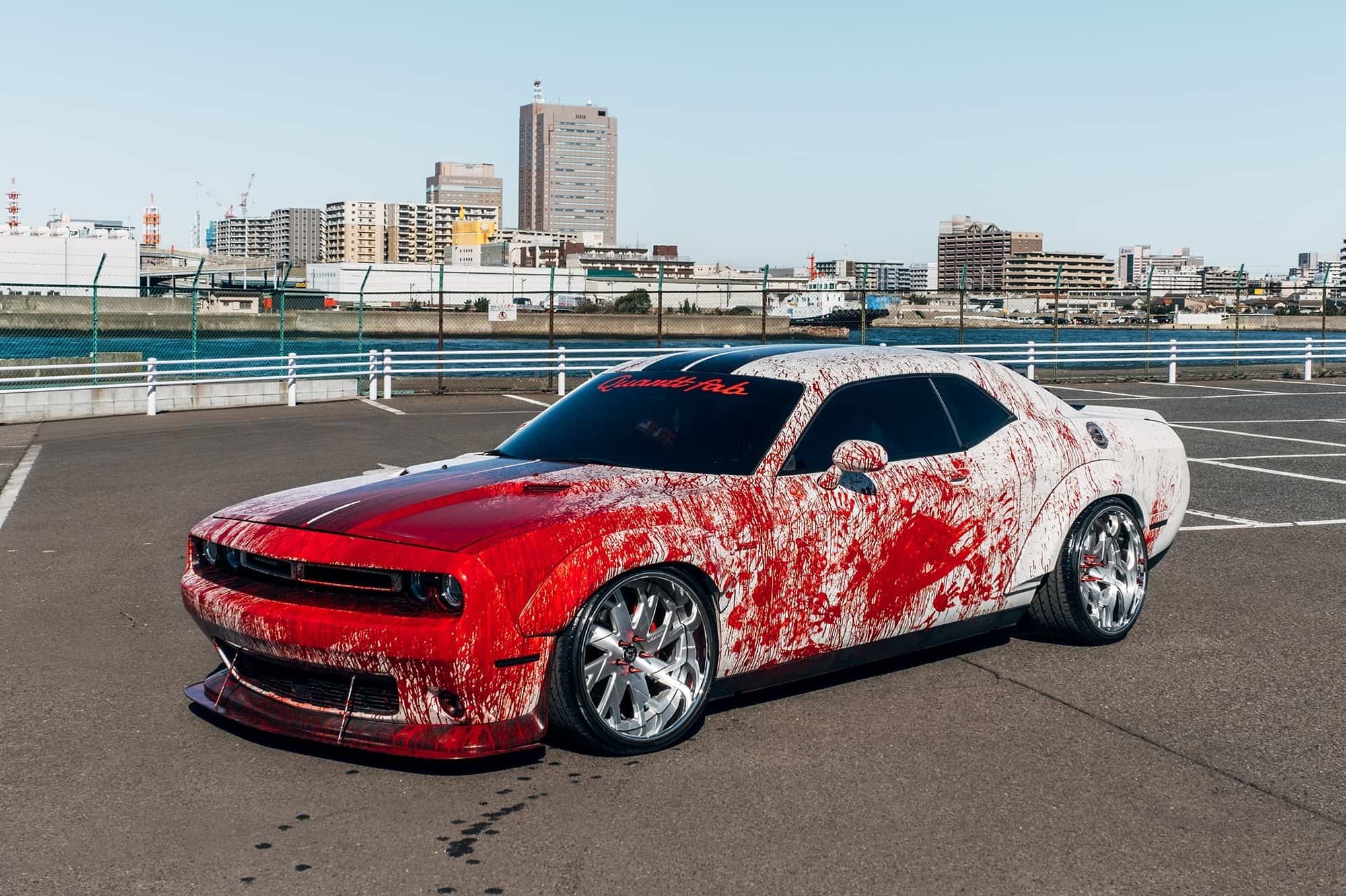 Custom Wrapped Dodge Challenger on LF-783 Thanos