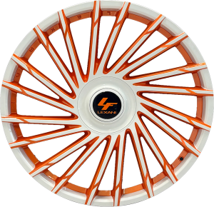 Custom White & Orange