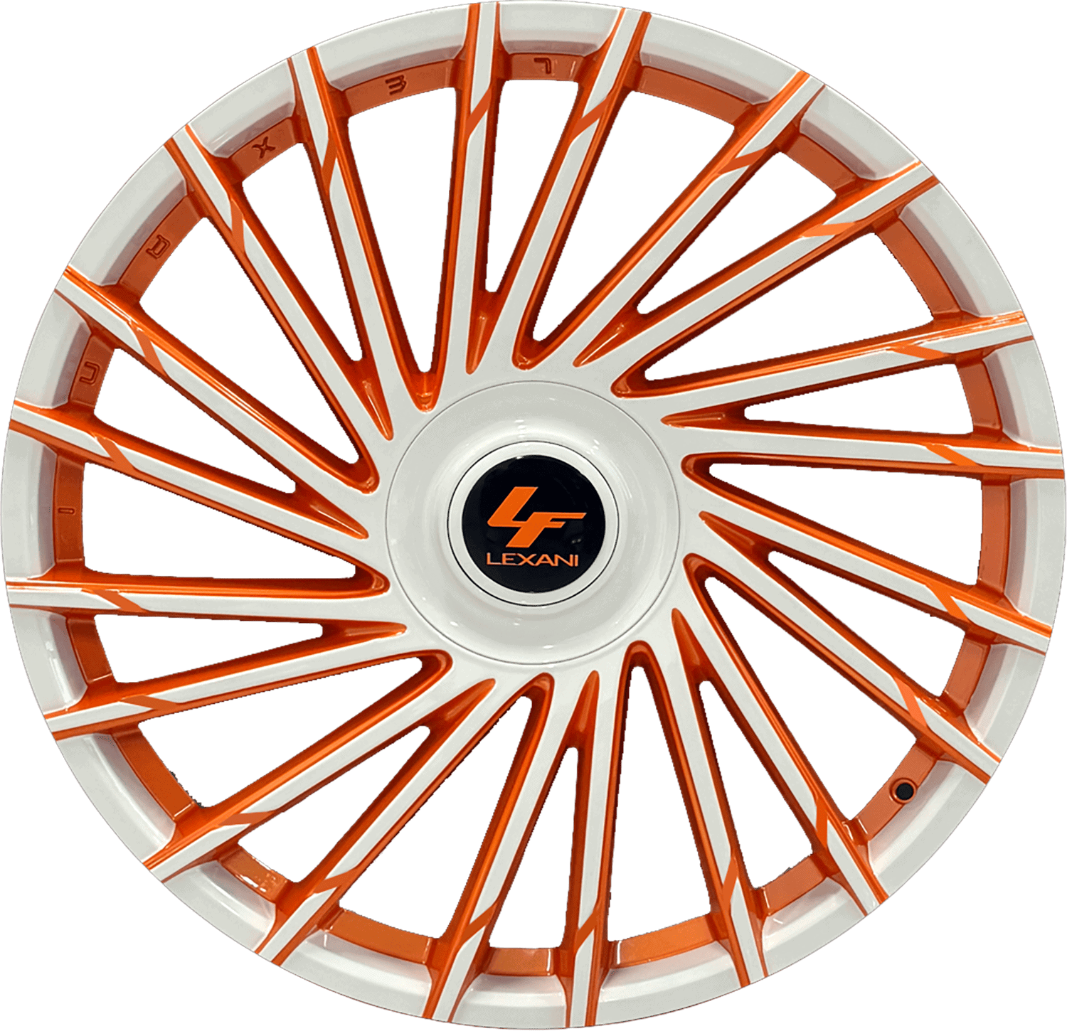 Custom White & Orange