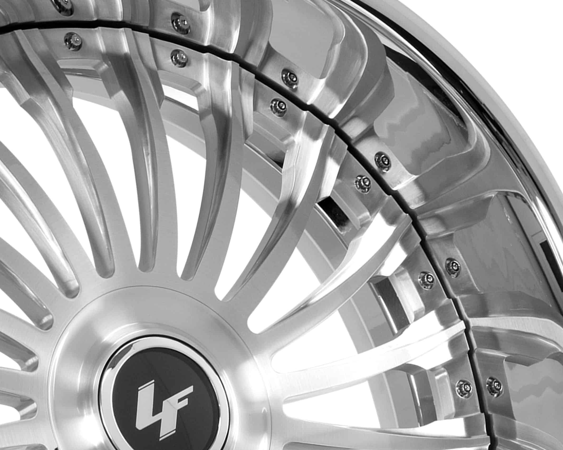 High-quality Lexani LF-CROWN alloy wheel for luxury vehicles.