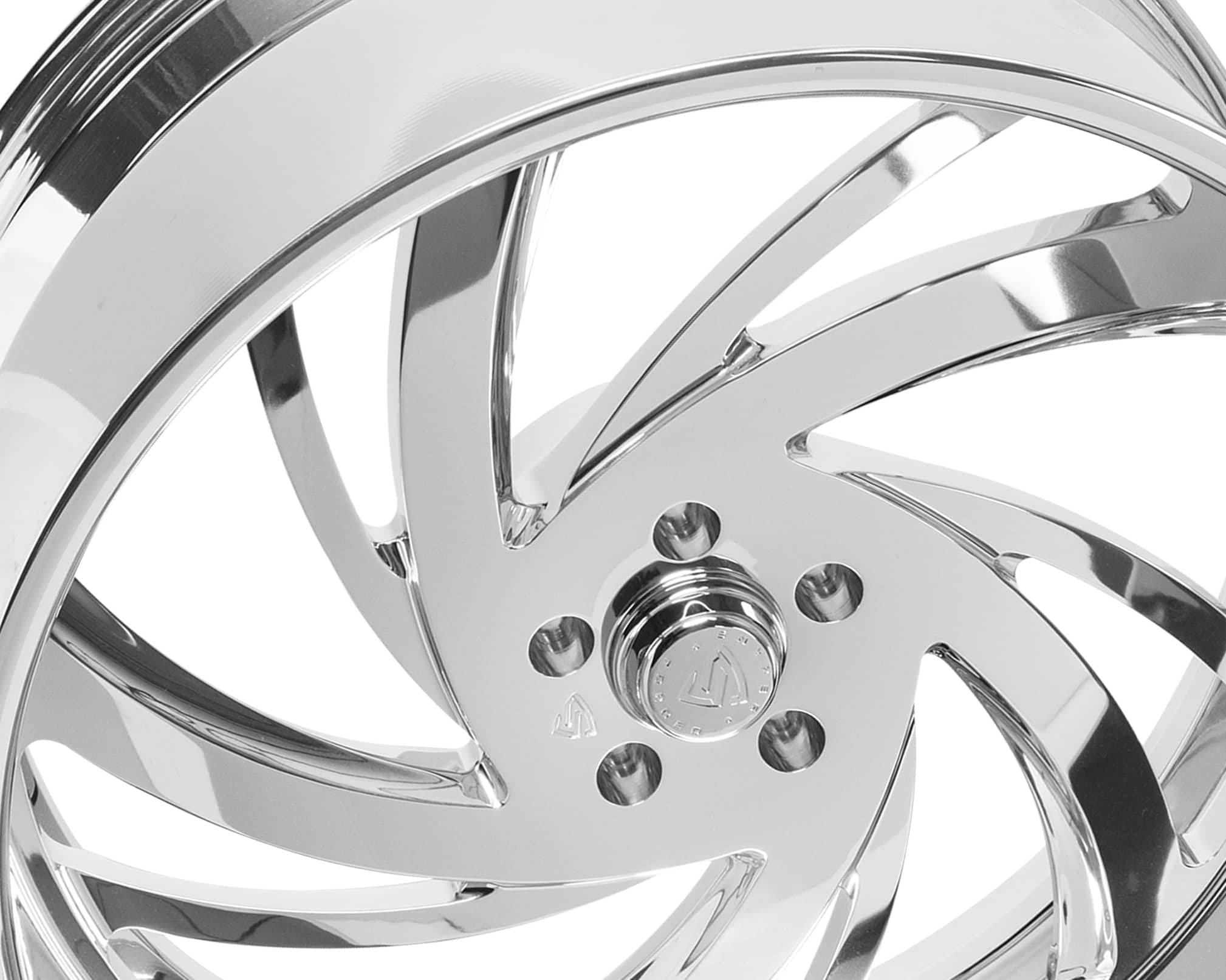 Cobra wheel by Lexani with a sleek, polished chrome finish.