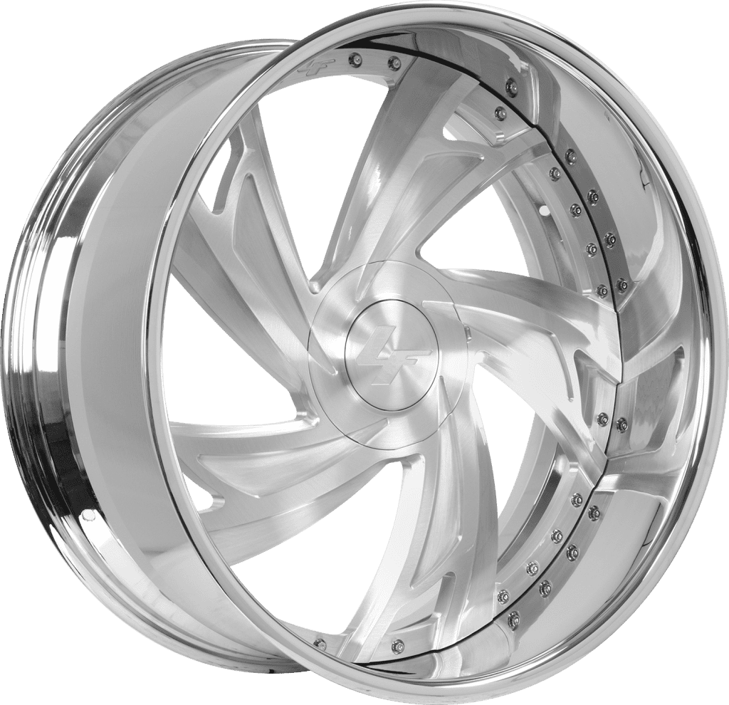 Custom Lexani LF-Gilt alloy wheel for luxury vehicles.